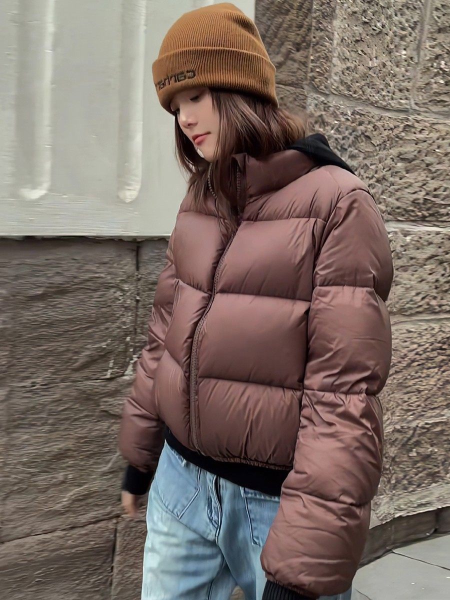 棉服女冬加厚短款韩版棉衣高腰休闲宽松小个子棉袄潮流洋气面包服