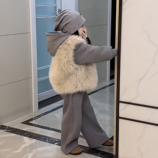 冬装女童套装秋款2025新款儿童洋气时髦大童女装女孩韩版休闲衣服