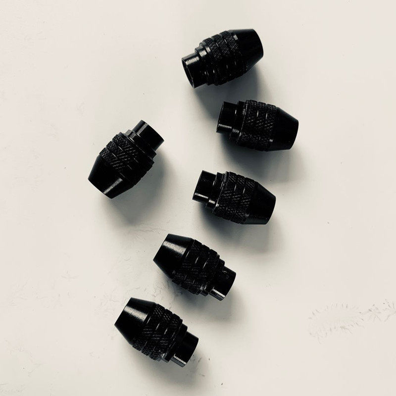 电磨配件迷你小电磨机万用三爪夹头万能夹头雕刻笔转换钻夹头夹心图片