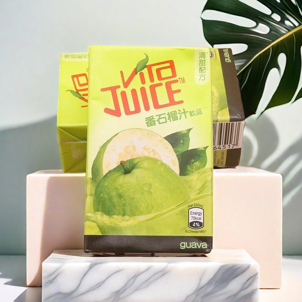香港进口果汁饮料维他番石榴汁饮品250ml6盒港版超好喝水果味包邮