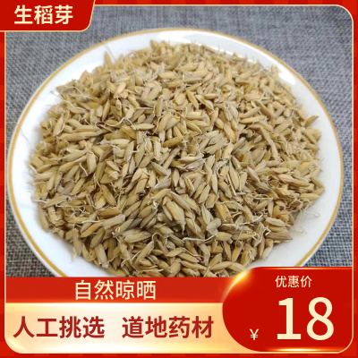中药材 稻芽 生稻芽 500g包邮 有生谷芽 生麦芽 双芽水谷牙