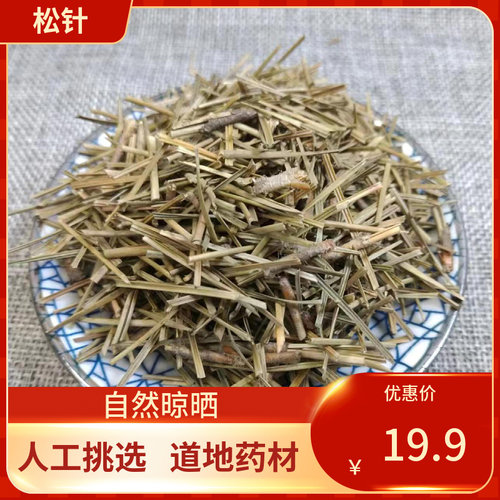 中药材  松针 马尾松针 500g  新鲜干货松针 松树针叶