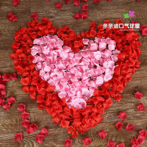 新房用品婚礼手抛仿真风玫瑰撒花