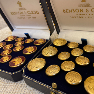 英国Benson&Clegg可替换扣子高端轻奢袖 扣情侣款