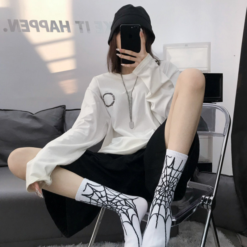 吸汗防臭男女涤棉蜘蛛网图片