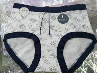 包邮 洢诺丽人 8106满4条 女士三角内裤 卡通可爱小女孩