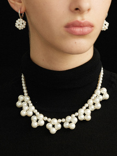 花簇项链原创设计新品 衔竹系列 吾也 925银项链不退不换 SALE