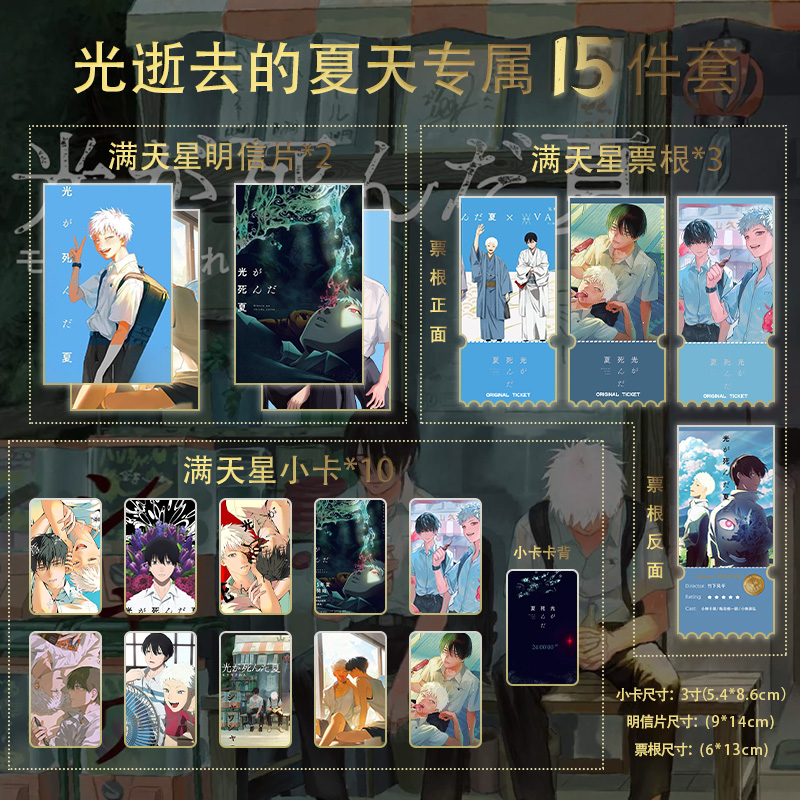 光逝去的夏天小卡票根明信片