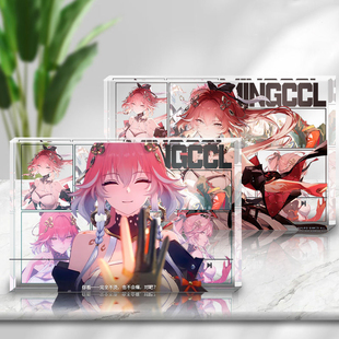 鸣潮长离丹煌离火透明亚克力砖游戏周边谷子学生漫画卡砖送人礼物