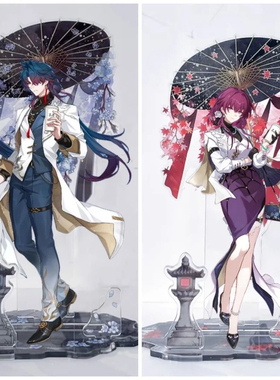 崩坏星穹铁道古茗联名周边刃卡芙卡高颜值亚克力桌面摆件立牌礼品