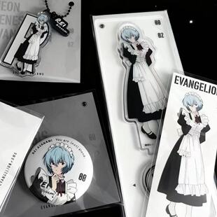 绫波丽EVA 新世纪福音战士动漫周边同人谷吧唧钥匙扣亚克力立牌