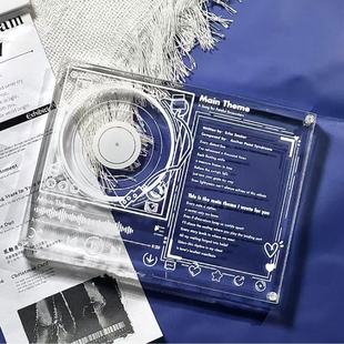 新款 饰谷美 主题曲系列吧唧砖58mm创意谷子自制亚克力吧唧收纳装