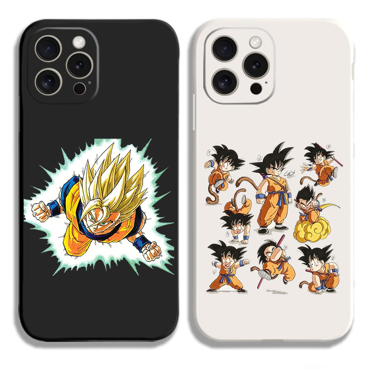 七龙珠赛亚人孙悟空11手机壳12适用iphone13PRO苹果15maxr红米K70一加ace2小米14液态IQOO12硅胶VIVOX100全包