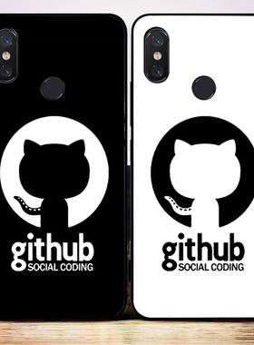 Github章鱼猫程序员适用6X小米8探索版10手机壳MIX2S全包边8SE软5