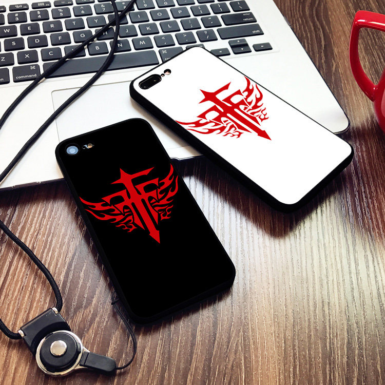 FFF异端审判团6s适用XS MAX手机壳7/8plus磨砂iphoneX软壳6挂绳11
