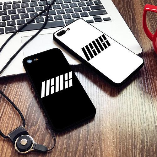 iKON组合标志6s适用XSMAX手机壳8plus磨砂iphone11软壳7挂绳6应援
