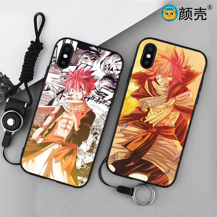 妖精的尾巴手机壳适用6s苹果XS MAX 8plus男女iphone7软壳11硅胶X