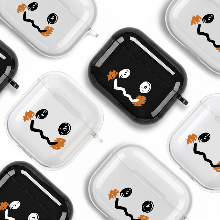 宠物卡通 谜拟Q 动漫周边头像耳机套适用Airpods保护壳苹果2无线蓝牙盒3代pro软硅胶4透明软全包分体式第一