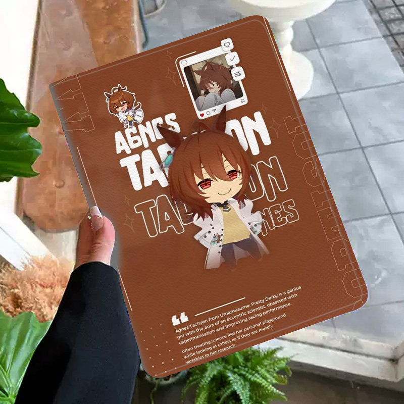 赛马娘 爱丽速子 动漫平板皮套适用ipad10保护壳pro13全包mini6软air56蚕丝纹10.9寸华为10.2笔槽11.5s小米