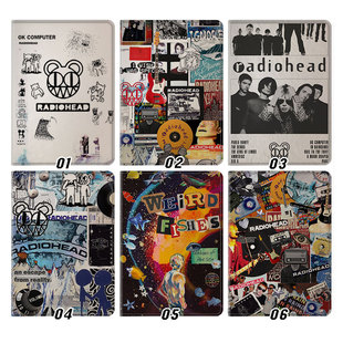 电台司令Radiohead乐队周边平板皮套11适用ipad10保护壳pro13全包mini6软air56蚕丝纹10.9寸华为matepad笔