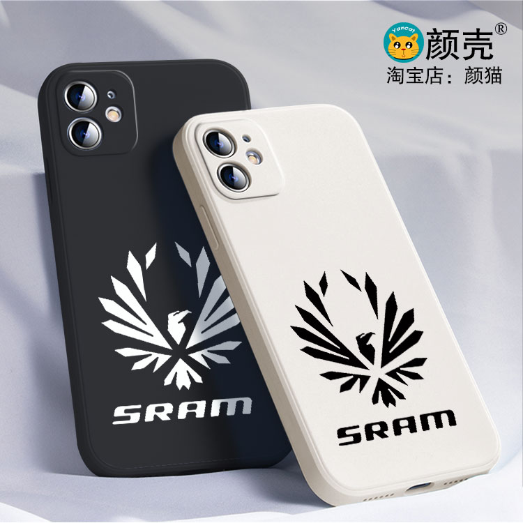 SRAM骑行爱好者速联自行车环法天空车队手机壳适用iPhone15硅胶13苹果16液态12保护套17PROMAX挂绳VIVO
