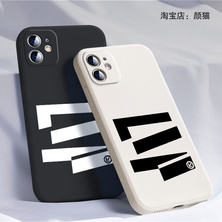斯普拉遁喷射战士3周边黑白侧边印刷11手机壳16适用iphone13PRO苹果15maxr红米K70一加ace3小米14液态IQOO12