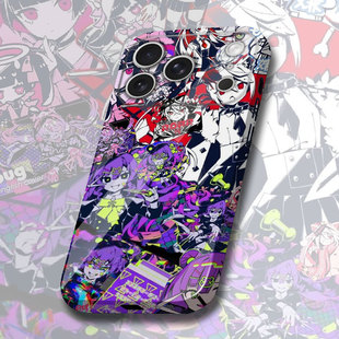 VOCALOID二次元音乐周边手机壳适用大眼小羊皮软套17promax菲林15Plus硅胶16苹果14小米13华为mate80玻璃