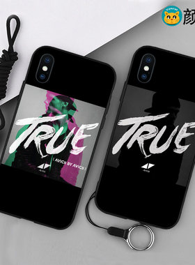 Avicii艾维奇适用于8手机壳XS MAX苹果6s挂绳5s磨砂7PLUS电音专辑