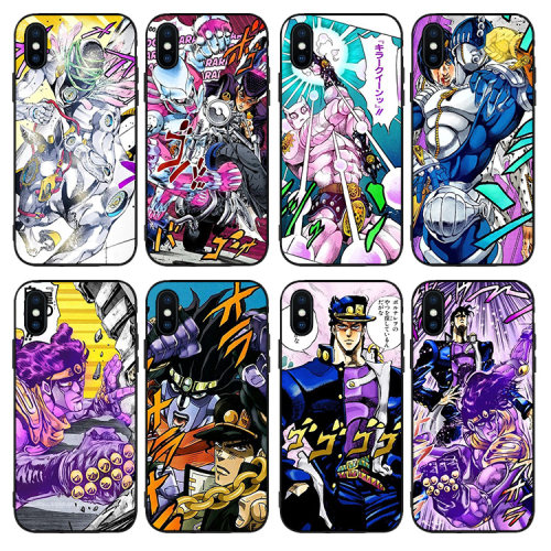 JOJO的奇妙冒险手机壳适用6s苹果XSM AX防摔7/8plus白金之星11pro