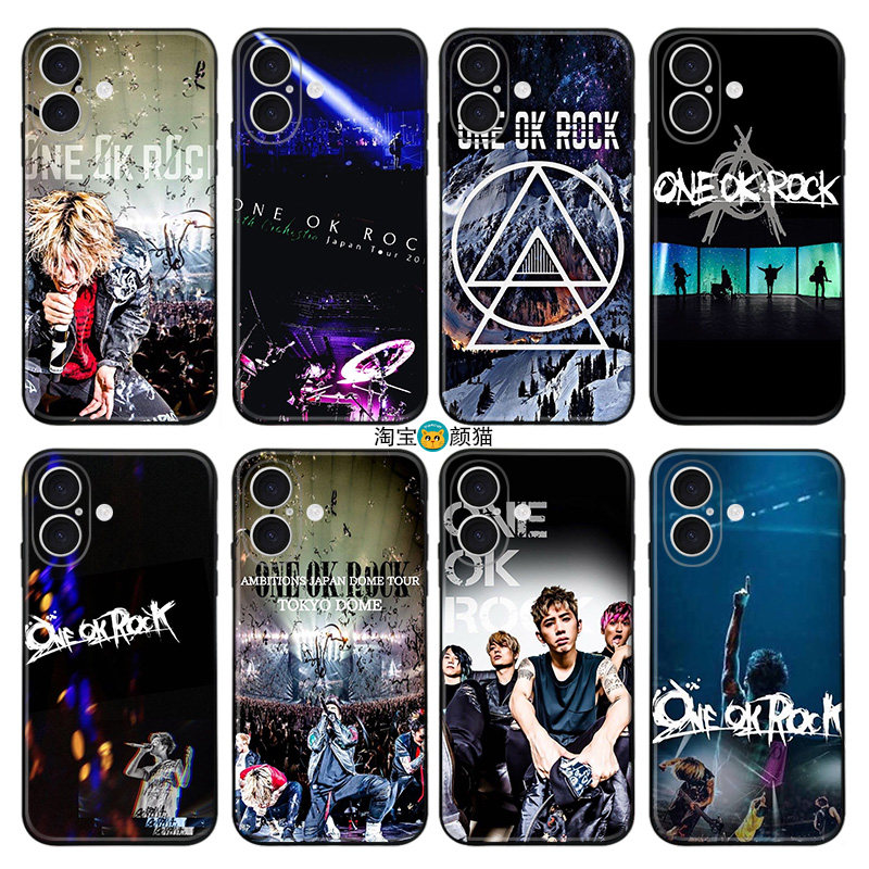 ONE OK ROCK日本摇滚乐队手机壳适用13 15苹果12 16 17PROMAX磨砂11硅胶14SE红米一加ace2小米13挂绳IQOO11