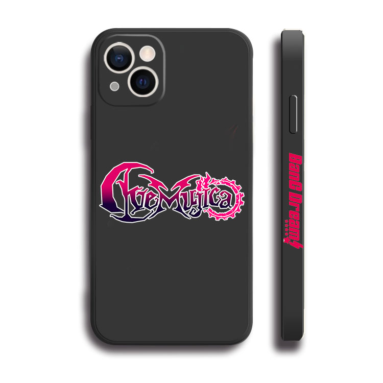 BanG Dream Ave Mujica 丰川祥子 侧边11手机壳12适用苹果15maxr红米K70一加ace2小米14液态IQOO12硅胶全包软