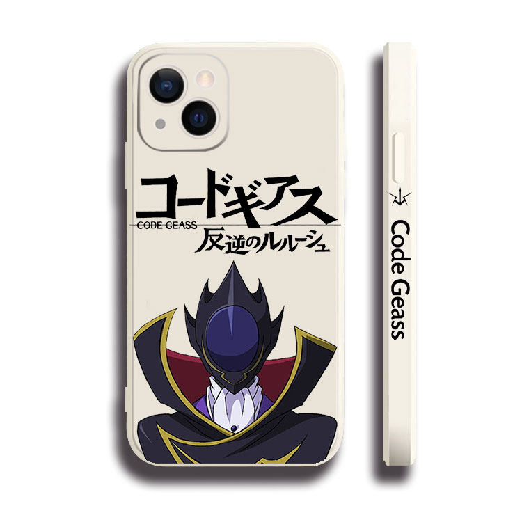 CODE GEASS 反叛的鲁路修黑白侧边11手机壳16适用iphone13PRO苹果15maxr红米K70一加ace小米14液态IQOO12硅胶