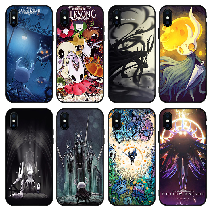 空洞骑士周边手机壳SE适用XR防摔XS苹果12磨砂11PROMAX软6S78PLUS