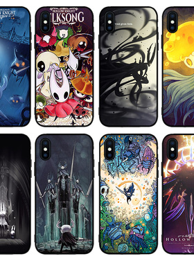 空洞骑士周边手机壳SE适用XR防摔XS苹果12磨砂11PROMAX软6S78PLUS