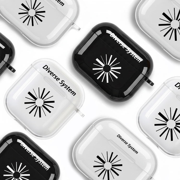 Diverse System音乐同人社团耳机套适用Airpods保护壳苹果2无线蓝牙盒3代pro软硅胶4透明软全包分体式第一二