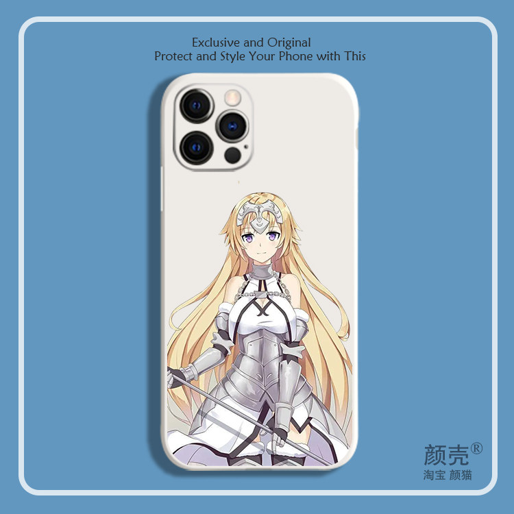 fgo贞德手机壳适用iphone13PRO硅胶oppok9苹果12XSMAX红米k40防摔
