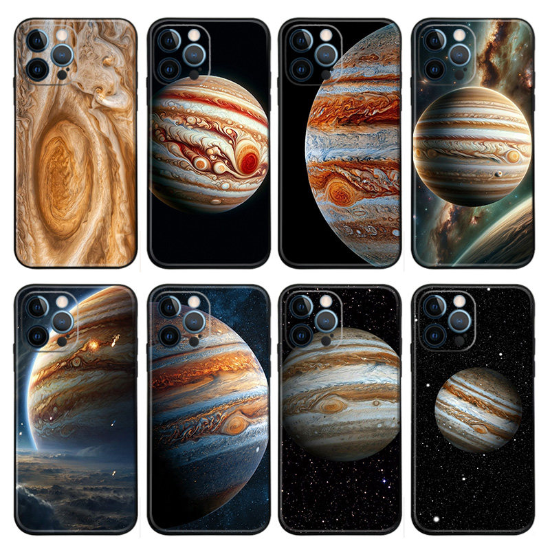 宇宙星空 手机壁纸 木星手机壳适用iPhone12苹果14PROMAX硅胶15软17红米K90一加VIVOX100小米13挂绳IQOO9