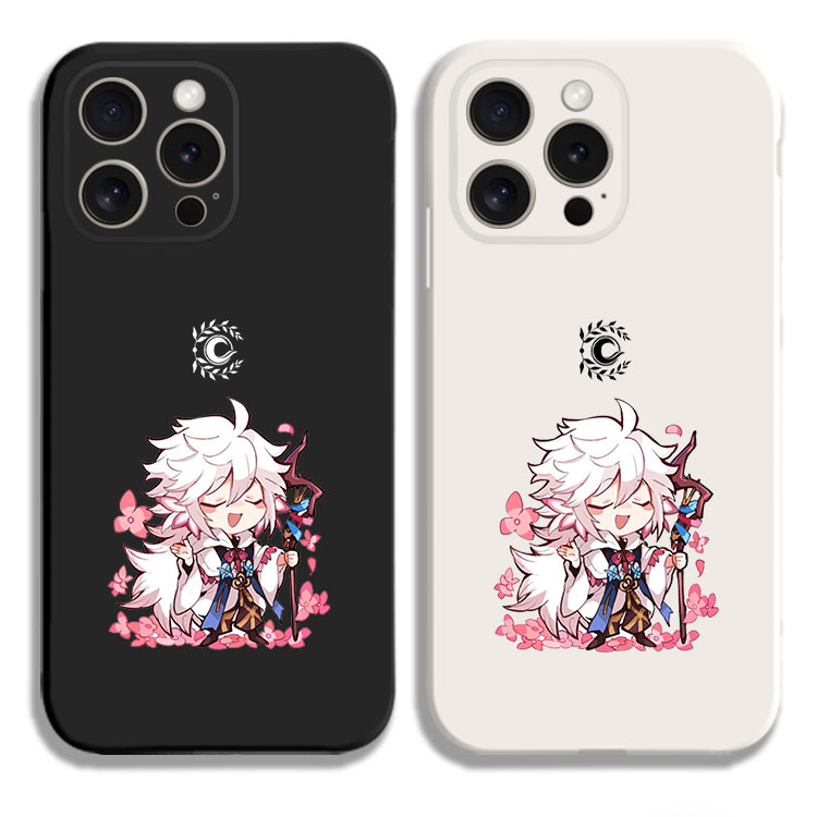 梅林FGO可爱FATE侧边11手机壳12适用iphone13PRO苹果15maxr红米K70一加ace小米14液态IQOO12硅胶VIVOX100全包