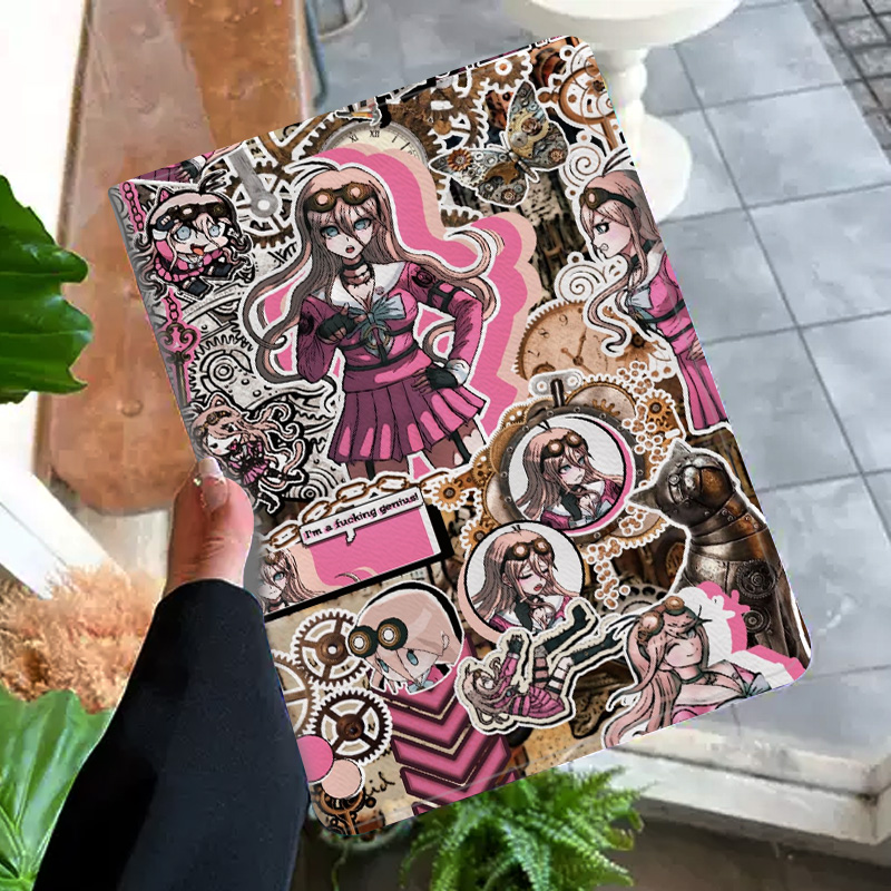 入间美兔 弹丸论破平板SE皮套10.4适用air保护壳matepad笔槽11.5s软12.2蚕丝纹10.8英寸华为pro荣耀13.2灵