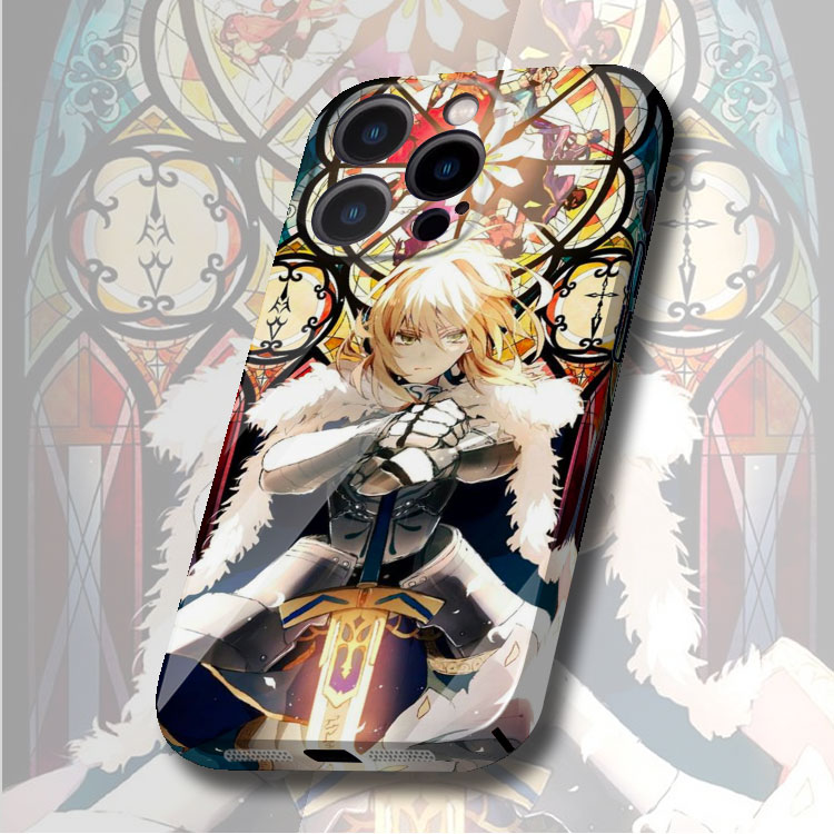fate/fgo远坂凛 吾王12光面手机壳11适用XSMAX苹果XR保护套iPhone14菲林硬壳小米13PRO华为nova56789三星S22