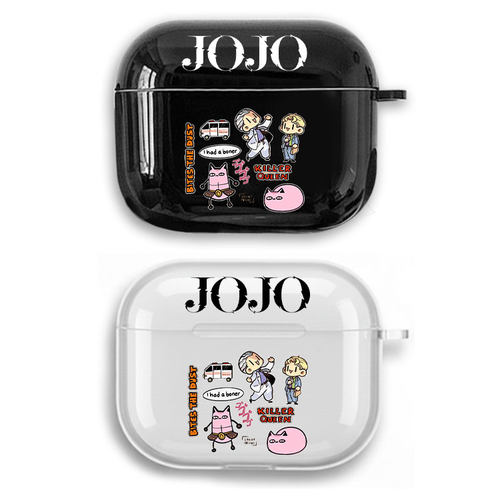 JOJO吉良吉影 杀手皇后耳机套适用Airpods保护壳苹果2无线蓝牙盒3代pro软硅胶4透明软全包分体式第一
