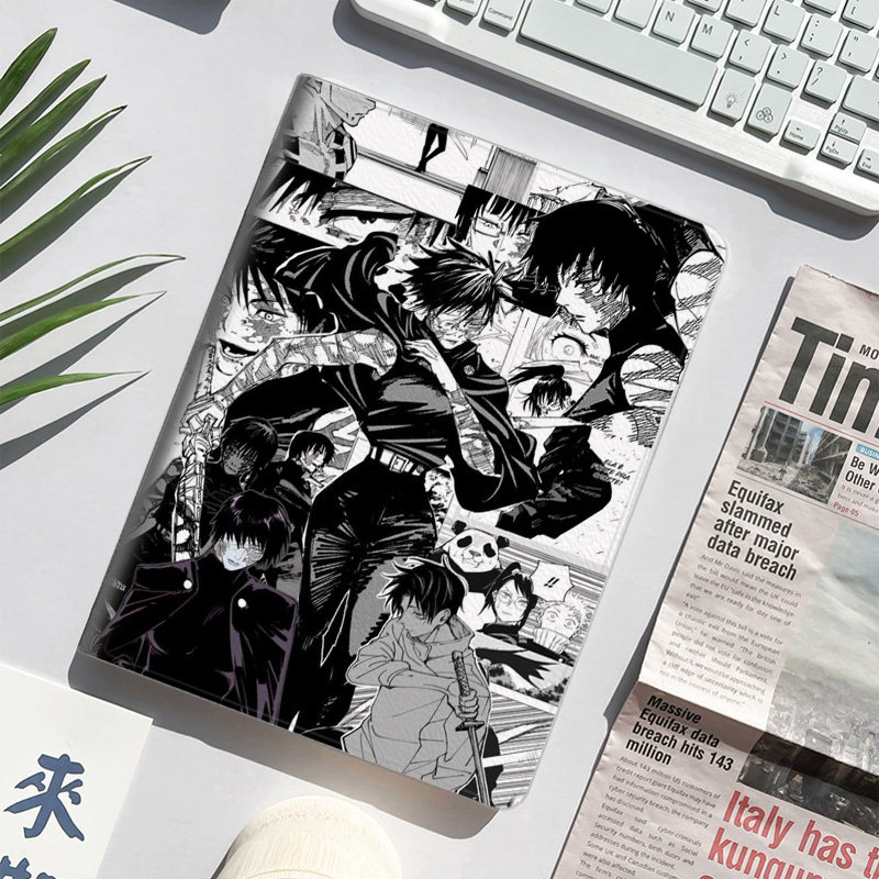 咒术回战禅院真希平板皮套适用ipad10保护壳pro13全包mini6软air56蚕丝纹10.9寸华为10.2笔槽11.5s小米三星