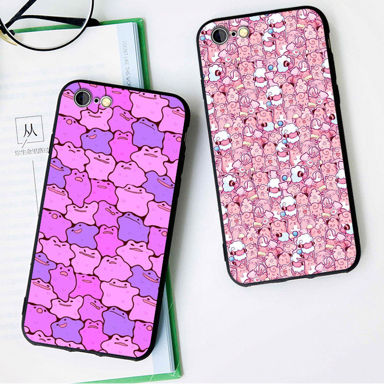 宠物卡通百变怪6s适用XSMAX手机壳8plus磨砂iphone7软5SE皮皮XR