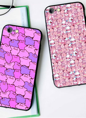宠物卡通百变怪6s适用XSMAX手机壳8plus磨砂iphone7软5SE皮皮XR