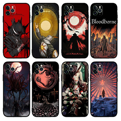 Bloodborne血源诅咒手机壳11PRO适用XR苹果XSMAX磨砂6s游戏78plus