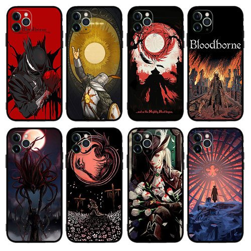 Bloodborne血源诅咒手机壳11PRO适用XR苹果XSMAX磨砂6s游戏78plus
