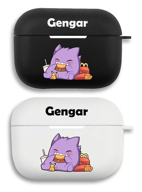 耿鬼 宠物小精灵 耳机套适用Airpods保护壳苹果2无线蓝牙盒3代pro软硅胶1磨砂硬全包分体式第一二三代typec