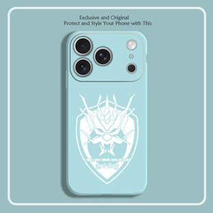 龙门近卫局游戏周边标志8色液态硅胶12手机壳11适用14苹果15 16 17PROMAX红米K90全包软VIVO小米13挂绳IQOO