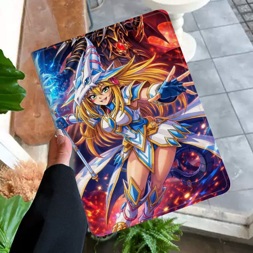 游戏王 秀逗魔导士 动漫周边女孩平板皮套适用ipad10保护壳pro13全包mini6软air56蚕丝纹10.9寸