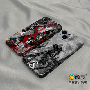 剑风传奇 烙印战士 格斯12光面手机壳11适用XSMAX苹果15保护套iPhone14菲林硬壳小米13PRO华为nova456789硅胶